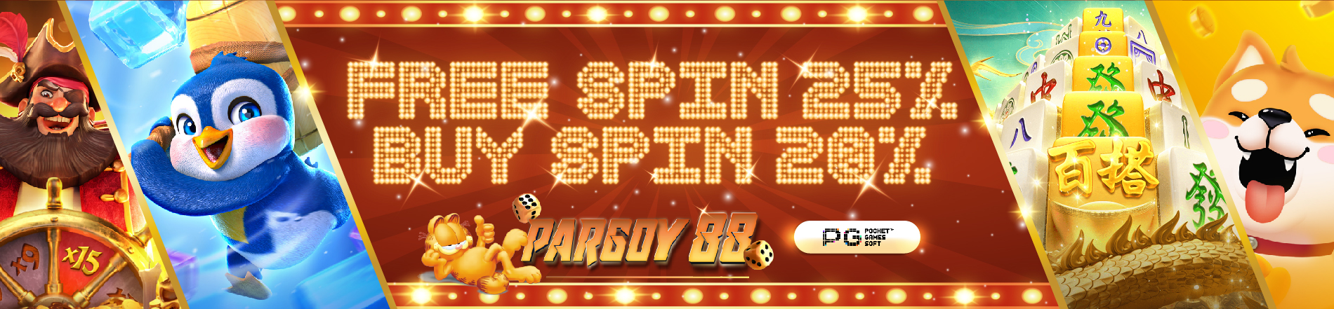 BONUS FREE SPIN PG SOFT